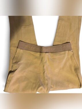 Tuffrider Tan Cotton & Spandex Leggings size 28 western equestrian